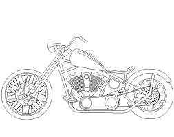 Harley davidson logo coloring pages are a fun way for kids of all ages to develop creativity focus motor skills and color recognition. Motorrad Chopper Malvorlage Coloring And Malvorlagan