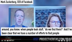 They sent a reporter out there. Facebook Ceo Zuckerberg Decries Project Veritas Leaks In Video Leaked To Project Veritas Washington Times