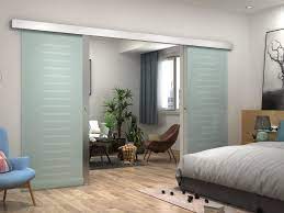 Si vous n'aimez pas le style rétro ou vintage et préférez un peu plus de modernité, vous pouvez les dissimuler au moyen de plusieurs techniques. Porte Coulissante Double Astana H205 L166cm Verre Trempe 8mm
