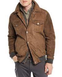 N5g24 Brunello Cucinelli Men S Leather Biker Jacket Deri Ceket Erkek Modasi Kiyafet
