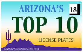 * some specialty plate fees vary from the above fees. Arizona S Top 10 Specialty License Plates Cronkite News Arizona Pbs
