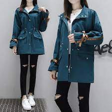 Vetrovka Palto Dlya Zhenshin Vesna Osen 2020 Novinka Korejskij Stil Povsednevnyj Svobodnyj Korean Casual Outfits Fashion Dresss Teenage Fashion Outfits