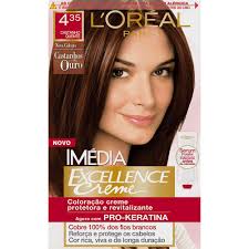 Compre l'oréal professionnel e descubra os melhores tratamentos para cabelos saudáveis. Coloracao Imedia Excellence Creme 4 35 Castanho Quente L Oreal E Bom Vale A Pena