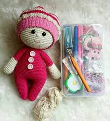 Amigurumi Orgu Sapkali Kiz Bebek Yapilisi Anlatimli Tig Isleri Amigurumi Orgu