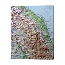 Carte geografiche plastificate bifacciali, politiche da un lato e fisiche dall'altro, in formato 100 x 140. Quadro Su Tela Carta Geografica Di Umbria E Marche Pixers Viviamo Per Il Cambiamento