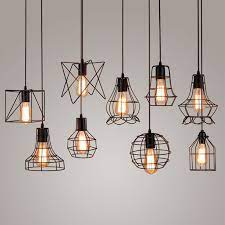 Lamp Mp3 Picture More Detailed Picture About Vintage Industrial Metal Cage Pendant Light Han Iron Pendant Light Cage Pendant Light Dining Room Light Fixtures