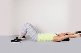 To stretch the abdominal muscles, try the standing stomach stretches. 33 Resistance Band Exercises Legs Arms Abs Back Chest And More