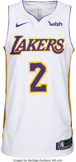 This is what it's like to be ball, the rookie point guard who is under such a microscope that his hairstyle choices are probed for deeper meaning. 2017 18 Lonzo Ball Game Worn Los Angeles Lakers Rookie Jersey Lot 50724 Heritage Auctions