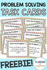 Problem solving addition and subtraction grade 3. Free Math Problem Solving Addition Subtraction Task Cards Math Problem Solving Math Problem Solving Activities Math Word Problems