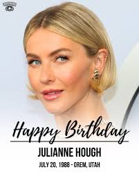 Dancer, singer, and actress Julianne Hough was born