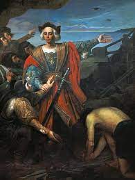 She took advantage of the confusion of battle and her speed, and for a while it appeared she may escape. Arrival Of Cristobal Colon In America Spanish School Als Kunstdruck Oder Handgemaltes Gemalde