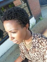 Repeat as many times as you'd like to get the style you want. Very Short Coily Afro Hairstyle For African American Women Natural Hair Styles Short Hair Styles Hair Styles