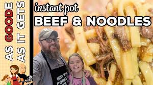 Beef and noodles instant pot. Instant Pot Beef And Noodles Youtube