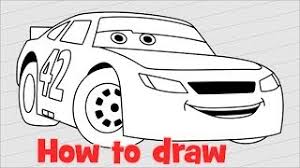 Cars 3 characters coloring pages. How To Draw Cars 3 Characters Weathers Step By Step Easy For Kids Youtube