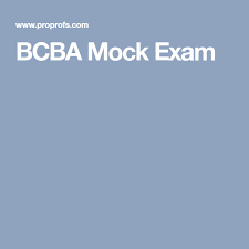 Bcba Mock Exam Bcba Exam Prep Exam Study