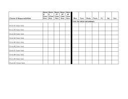 free printable blank charts scope of work template chart