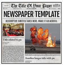 This morning i answered an email from a reader who was looking for suggestions on tools that his students can use to collaboratively create a newspaper. Free 9 Sample Old Newspaper Templates In Pdf Psd Ms Word