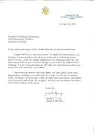 Keith gilges, us charge d'affaires: Message For The Next Generation Of Youth From Charge D Affaires Ad Interim Embassy Of The United States Of America In Japan Hiroshima For Global Peace