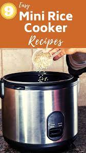 9 Easy Mini Rice Cooker Recipes Rice Cooker Recipes Rice Cooker Rice Cooker Recipes Vegetarian