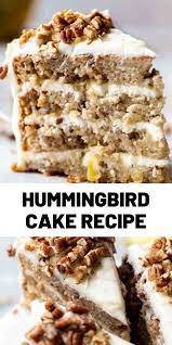 Hummingbird Cake Recipe Sweet Savory Recipes Delish Recipes Recipes