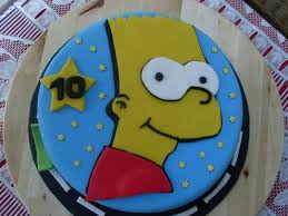 Gateau Bart Simpson Julia S Wedding Cakes Www Juliasweddingcakes Com Gateau Gateau Nature Gateau Pate A Sucre