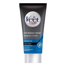 The hair removal cream can be used on legs, arms as well as the underarm region. Buy Veet Men Hair Removal Cream Chest And Body Sensitive Skin 100g Online At Special Price In Pakistan Naheed Pk