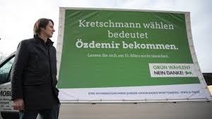 Plakate in stuttgart werben für die parteien. Landtagswahl Kretschmann Findet Cdu Wahlkampf Wirklich Mies Region Land Schwarzwalder Bote