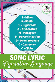 S To The I To The M To The P Lyrics Song Lyric Analysis For Figurative Language And Creative Writing Activity Creative Writing Activities Writing Activities Figurative Language