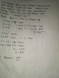 Documents similar to kumpulan soal dan pembahasan sistem persamaan linier dua variabel spldv. Soal Cerita Mtk Tentang Spltv Serta Penyelesaiannya Brainly Co Id