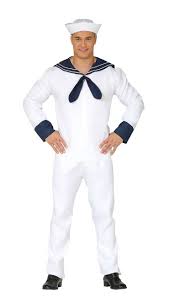 Recrea el ambiente más marinero con nuestros disfraces de marineros para adultos. Disfraz De Marinero Naval Azul Para Hombre Por 17 00