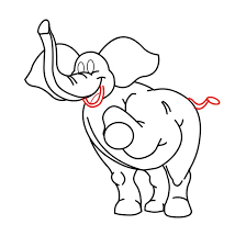 Gambar mewarnai gajah gambar hewan gajah seni tradisional. Bagaimana Menggambar Gajah Kartun Di Langkah Mudah