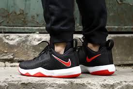 Premier footwear designers tinker hatfield, aaron cooper, and eric avar meticulously crafted lebron's first signature sneaker, the nike zoom generation, drawing design inspiration from the young basketball prodigy's. Red Nike Lebron Lebron James Shoes