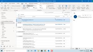 How To Change View Options In Outlook Office 365 Youtube
