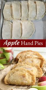 Apple Hand Pies Use Homemade Pie Crust Or Store Bought Refrigerated Biscuits Hand Pie Recipes Homemade Apple Pie Filling Homemade Apple Pies