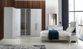 Puzzle köşe dolaplı yatak odası. Milenyum Yatak Odasi Takimi Kose Dolapli Rmmhome Com Tr Modern Yatak Odalari Modelleri
