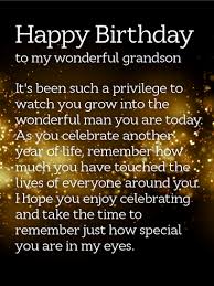 Happy birthday as you enter your 13th year! Birthday Wishes For Grandson Birthday Wishes And Messages By Davia