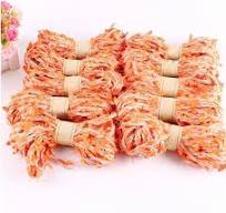 1pcs 5m Natural Leaves Jute Rope Cord String Ribbon, for Craft Gift DIY  Artificial Leaf Jute Twine Wedding Party Christmas Home Decoration (Color :  7)