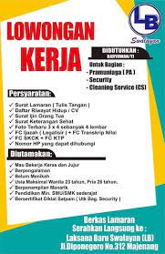 Armada international motor jl raya pahonjean km.2 majenang ( sebelah samsat majenang ) yg bisa anda kunjungi di lantai 1 laksana baru swalayan. Kota Majenang Lowongan Kerja Laksana Baru Swalayan Facebook