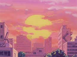 You can also click related recommendations to view more background images trees silhouette on orange sky background vector illustration sunset in forest landscape background. Sunrise On A City Anime Google Search Anime Scenery Anime City Anime Scenery Wallpaper