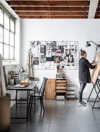Board Matt Black Table Woo Design Homeart Art Studio Room Design Studio Office Studio Room