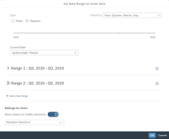 These operate in a similar fashion to cds, with one important exception. Sap Analytics Cloud Feature Highlight Date Based Filtering Sap Blogs