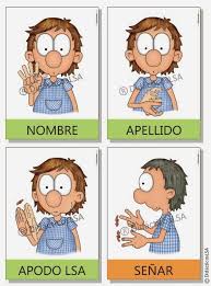 Juegos Y Material Didactico En Lengua De Senas Argentina Laminas Lonas Y Figuritas Lenguaje De Senas En Espanol Gestual Linguagem