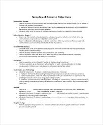Resume objective examples for an accounting resume. Entry Level Accounting Resume Examples Assistant Sample Objective Hudsonradc