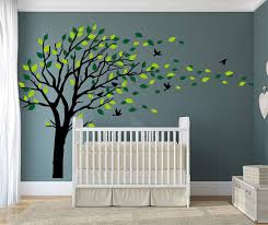 Amazon Com Luckkyy Large Tree Wall Stickers Mural Tree Wall Decal Tree Blowing In The Wind Tree Wall Decals Wall Sticker Family Tree Family Wall Sticker Kids Rooms Nursery Decals Black Arts Crafts