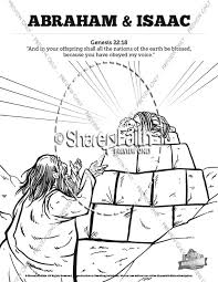 Abraham is one of the most important characters in all of the bible. Abraham And Isaac Sunday School Coloring Pages For Kids Sharefaith Kids