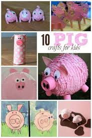 Pig Crafts For Kids Housing A Forest Pig Crafts Animal Crafts For Kids Farm Animal Crafts