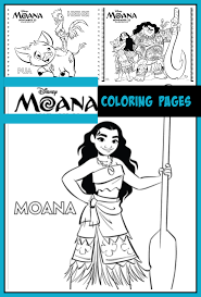 Each printable highlights a word that starts. Moana Coloring Pages Desert Chica