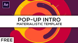 Bu dersimizde basit tekniklerle nasıl sade ve basit bir intro yapabileceğini gösterdik. Free Pop Up Logo Intro Template For After Effects Dope Motions