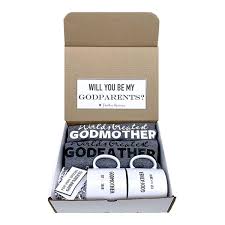 Best Godparent Gifts 2021 Will you be my godparents chocolate message.