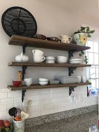 These Handmade Extra Long 47 Barnwood Shelves Have Become One Of Our Bestsellers These Handmade Barn Wood Shelves Kitchen Decor Rustic Kitchen Kitchen Remodel
